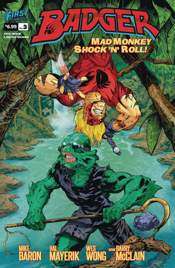 Badger Mad Monkey Shock N Roll #3 cover