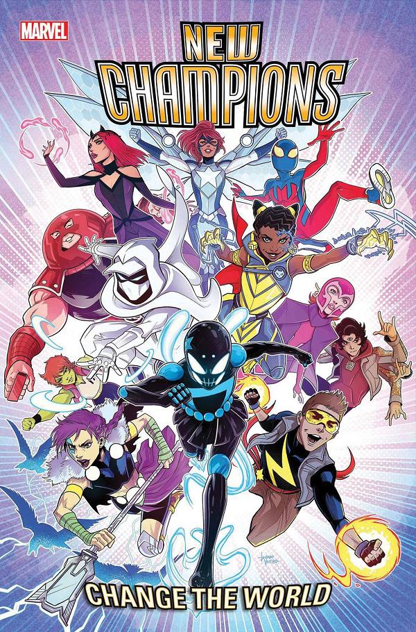Df New Champions #1 variant cover