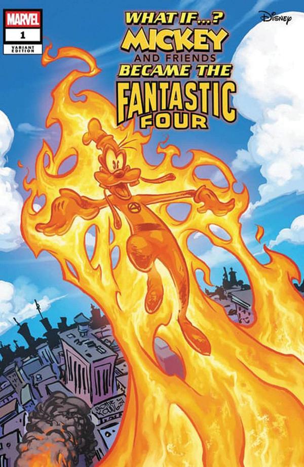 Df What If Mickey & Friends Fantastic Four #1 cover