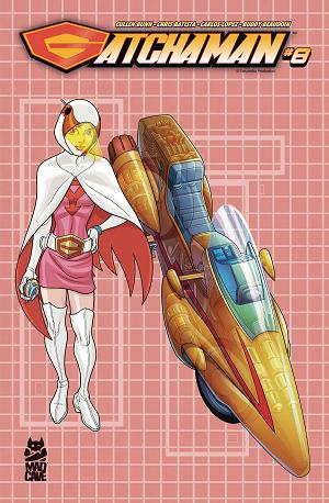 Gatchaman #8 CVR B BATISTA VECHICLE cover