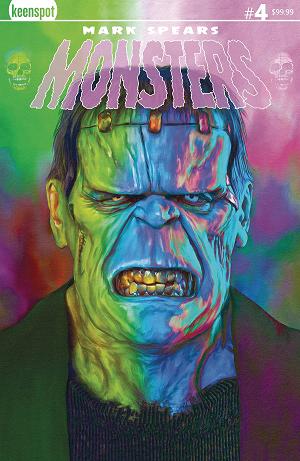 Mark Spears Monsters #4 CVR G METAL COVER cover