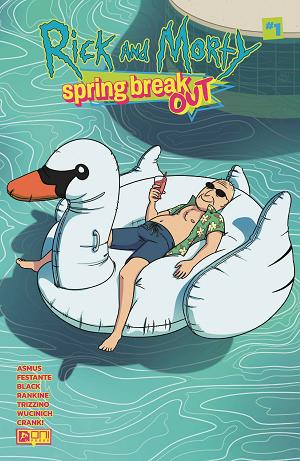 Rick And Morty Spring Break Out #1 CVR B TRIZZINO cover