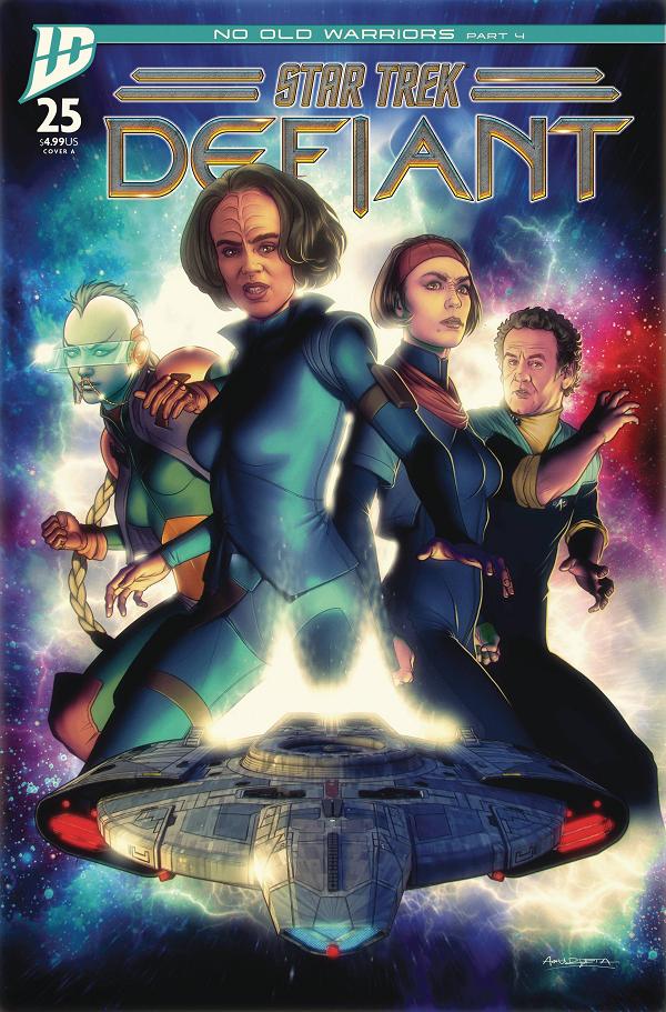 Star Trek Defiant #25 cover by Angel Unzueta