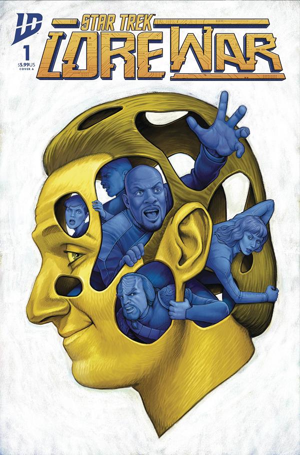 Star Trek Lore War #1 cover by Malachi Ward