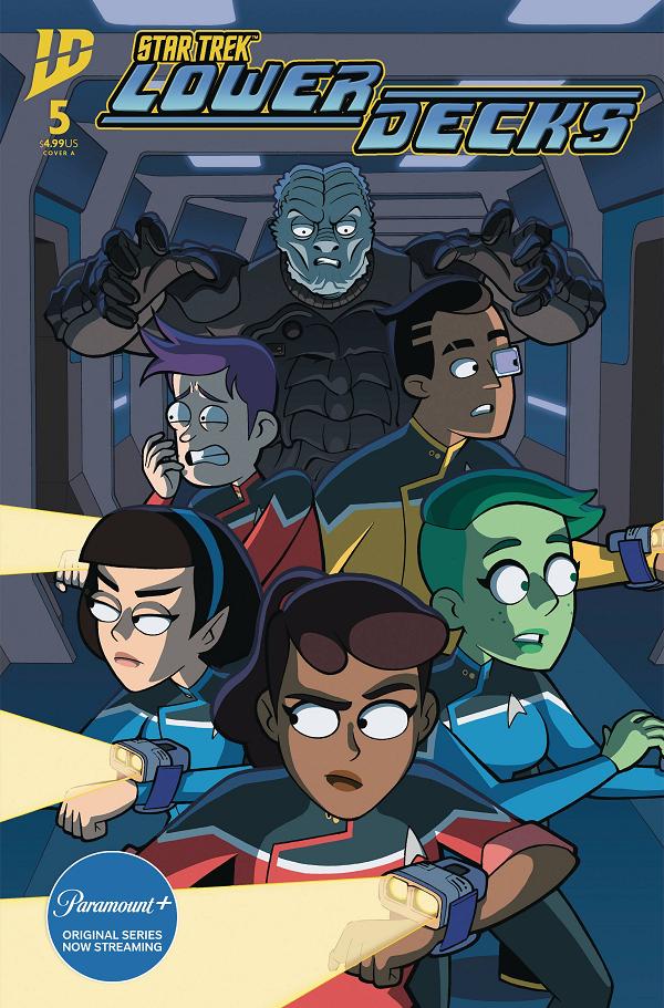 Star Trek Lower Decks #5 cover by Jack Lawrence