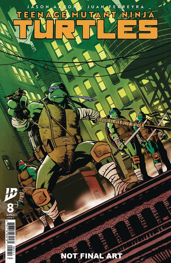 Teenage Mutant Ninja Turtles 2024 #8 cover by Jorge Fornes