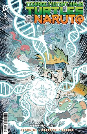 Teenage Mutant Ninja Turtles X Naruto #3 CVR C BA cover