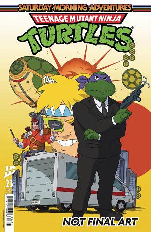 Tmnt Saturday Morning Adv #23 CVR A SCHOENING cover