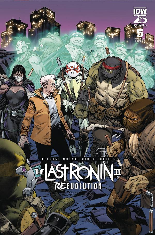 Tmnt The Last Ronin Ii Re Evolution #5 cover by Esau Escorza