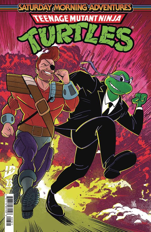 Tmnt Saturday Morning Adv #23 variant cover by Felipe Cunha