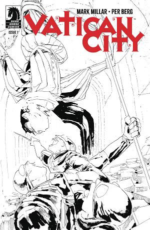 Vatican City #1 CVR B BERG B&W (MR) cover