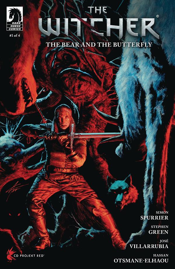 Witcher Bear & Butterfly #1 variant cover by Aaron Campbell