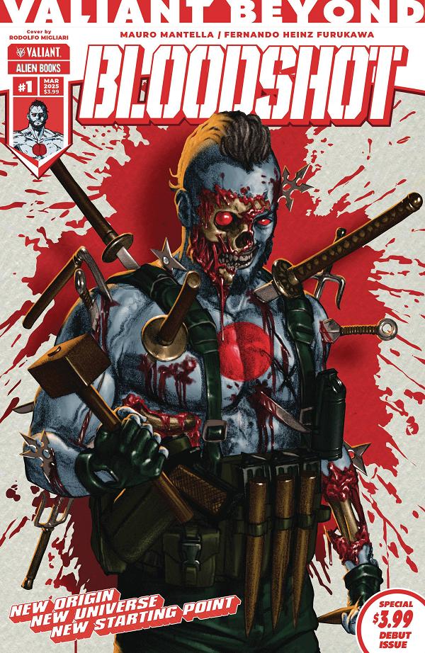 Valiant Beyond Bloodshot #1 cover by Rodolfo Migliari