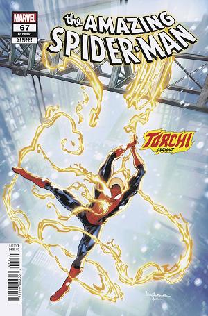 Amazing Spider-Man #67 ROGE ANTONIO TORCH cover