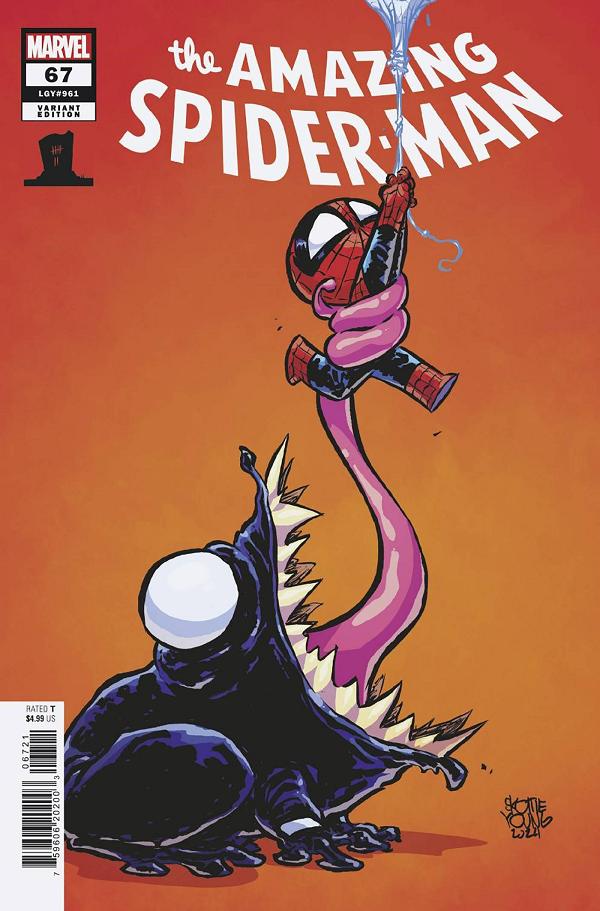 Amazing Spider-Man #67 variant cover by Skottie Young