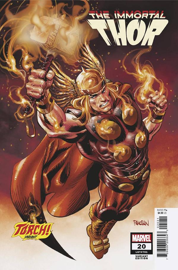 Immortal Thor #20 variant cover by Dan Panosian