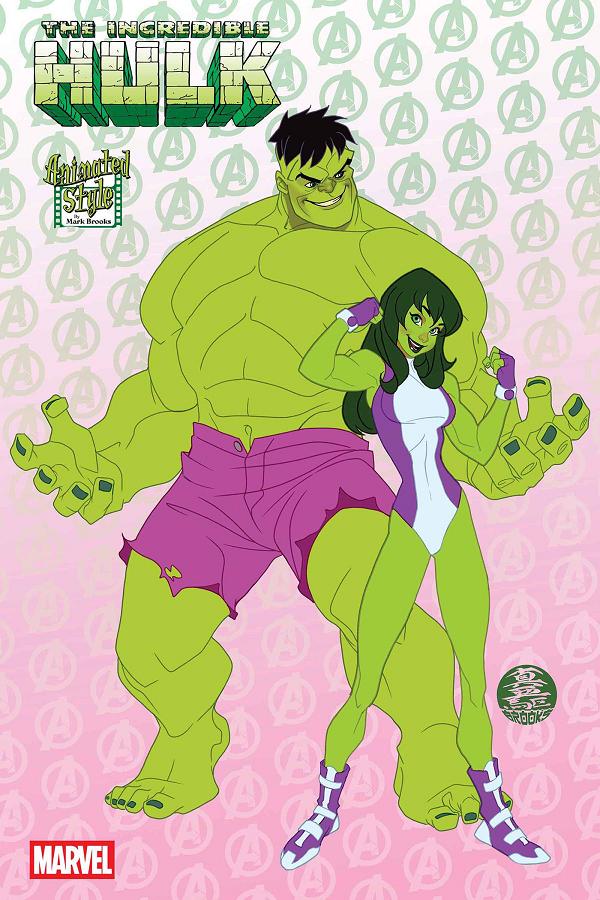 Incredible Hulk #22 MARK BROOKS ANIMATED-STYLE cover
