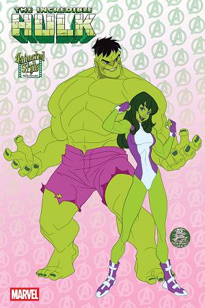 Incredible Hulk #22 MARK BROOKS ANIMATED-STYLE cover