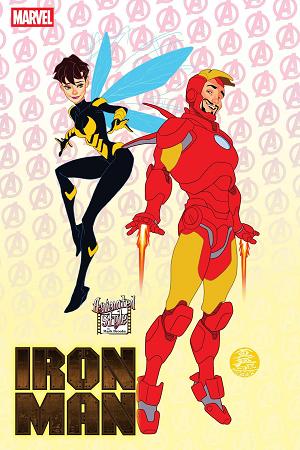 Iron Man #5 MARK BROOKS ANIMATED-STYLE cover