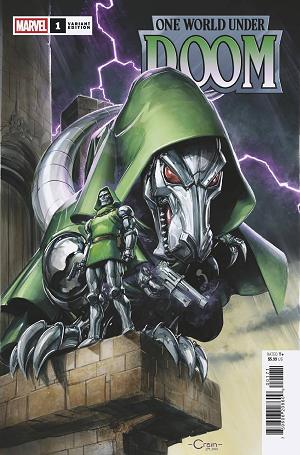 One World Under Doom #1 (OF 9) CLAYTON CRAIN DOOMASAUR cover