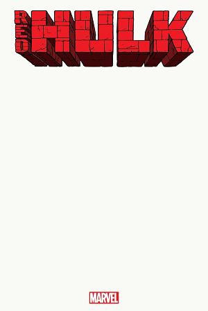 Red Hulk #1 RED BLANK COVER cover