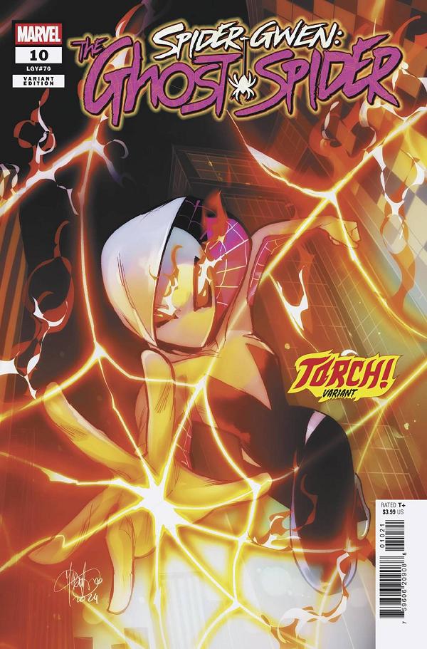 Spider-Gwen The Ghost-Spider #10 MIRKA ANDOLFO TORCH cover