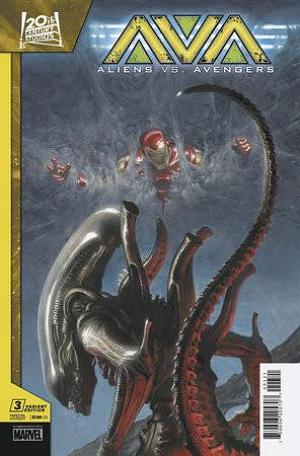 Aliens Vs Avengers #3 (OF 4) PAOLO RIVERA cover