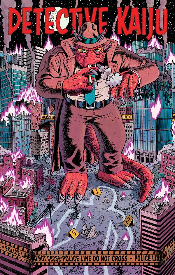 Detective Kaiju #1 variant cover