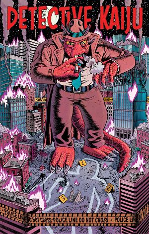 Detective Kaiju #1 CVR B (MR) cover