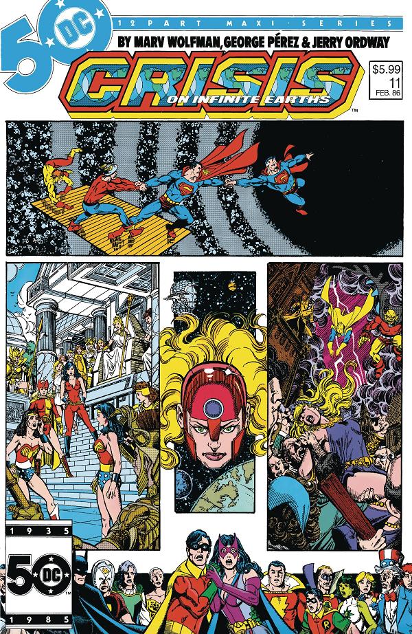 Crisis On Infinite Earths #11 cover
