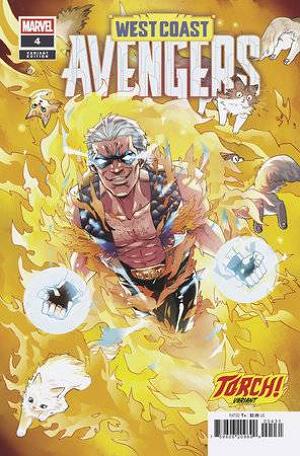 West Coast Avengers #4 NAO FUJI TORCH cover