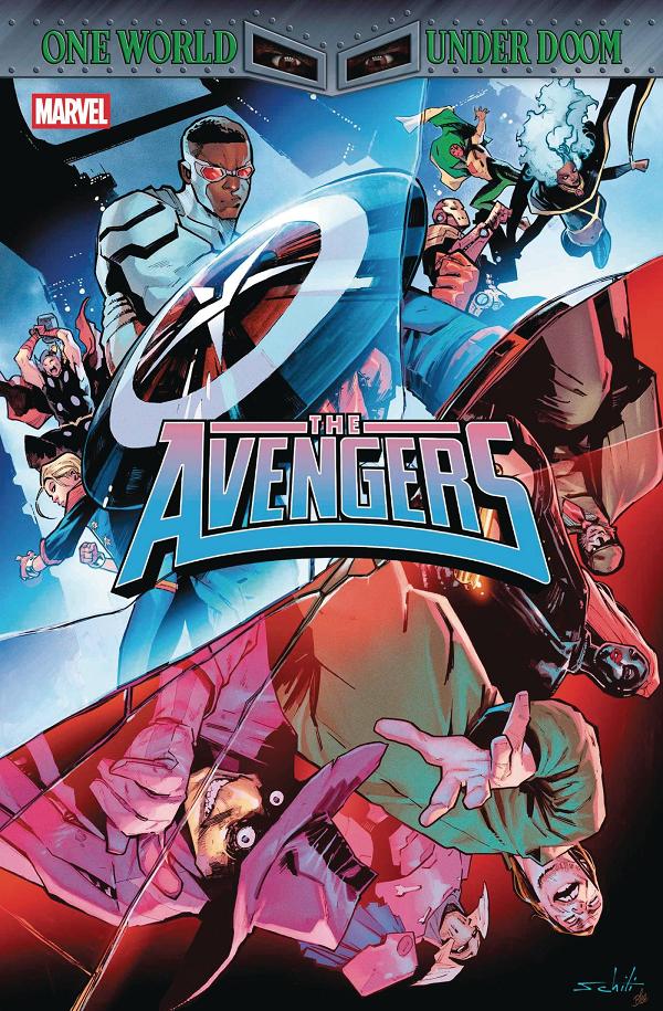 Avengers #25 cover by Valerio Schiti