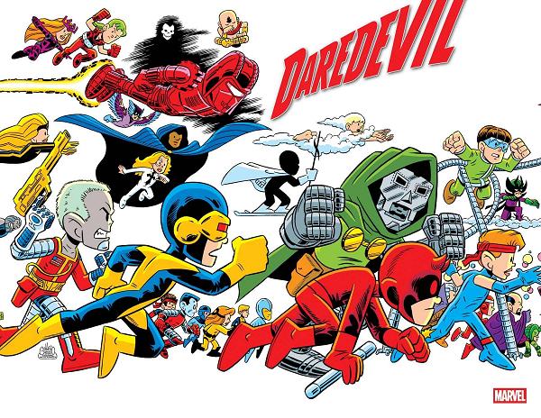 Daredevil #20 CHRIS GIARRUSSO CONNECTING SKETCH cover