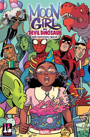 Moon Girl & Devil Dinosaur 10Th Ann Special #1 BUSTOS cover