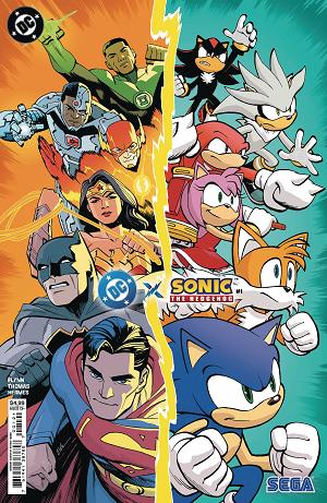 Dc X Sonic The Hedgehog #1 CVR B ETHAN YOUNG CSV cover