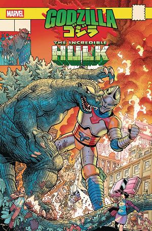 Godzilla Vs Hulk #1 NICK BRADSHAW MONSTER HOMAGE cover