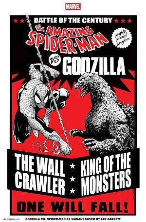 Godzilla Vs Spider-Man #1 LEE GARBETT VERSUS cover
