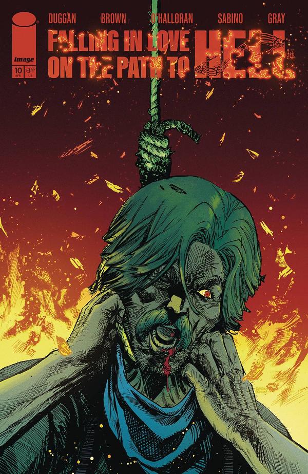 Falling In Love On Path To Hell #10 CVR A BROWN (MR) cover