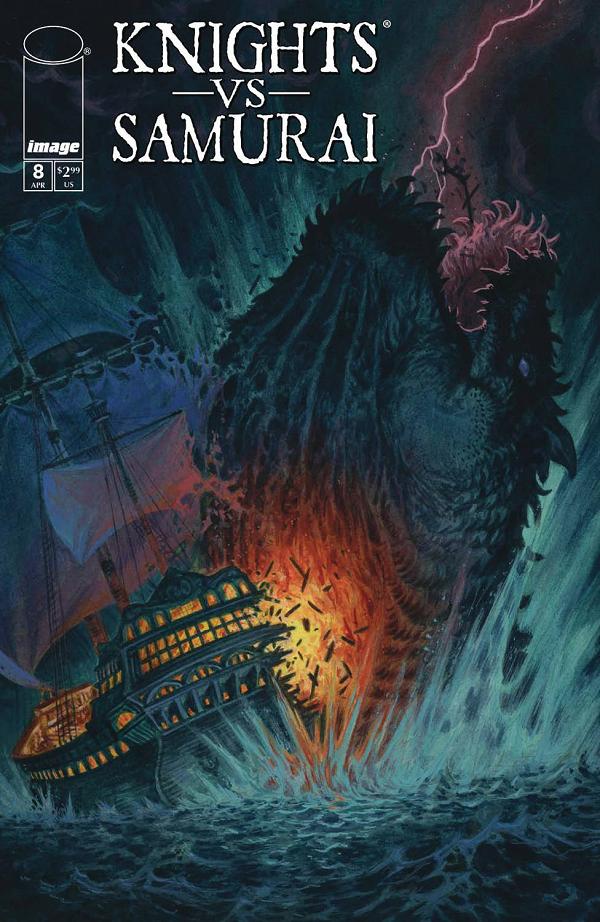 Knights Vs Samurai #8 cover