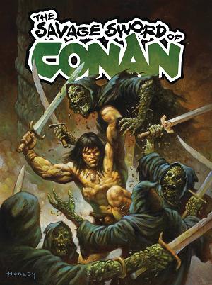 Savage Sword Of Conan #8 CVR B HORLEY (MR) cover