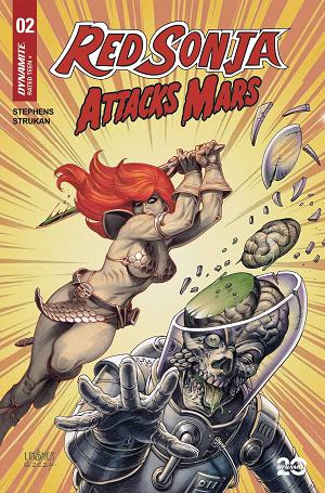 Red Sonja Attacks Mars #2 CVR A LINSNER cover