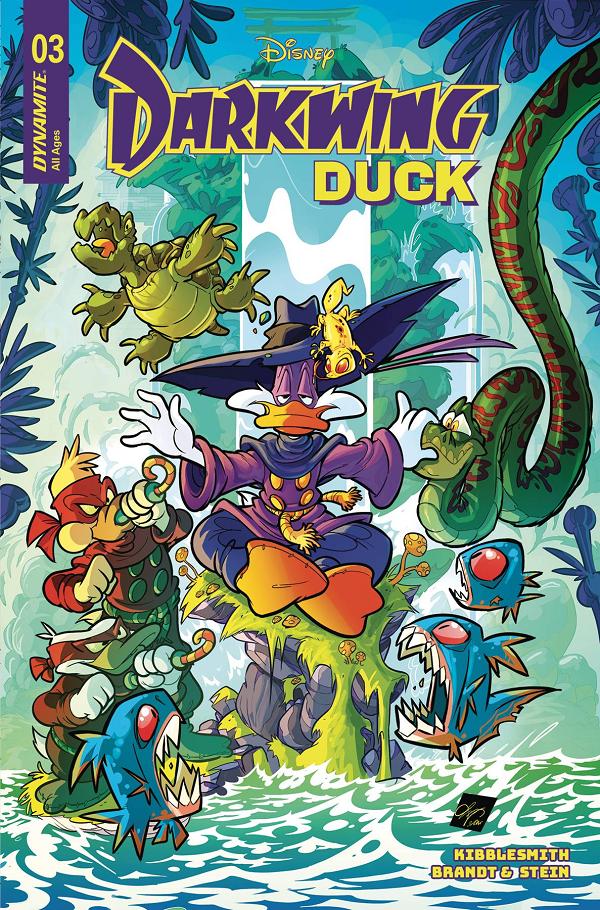 Darkwing Duck #3 variant cover by Ciro Cangialosi