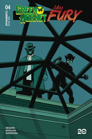 Green Hornet Miss Fury #4 CVR D EDGAR cover