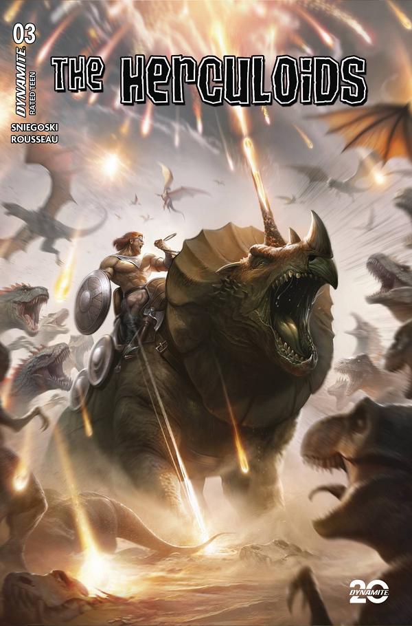 Herculoids #3 cover by Francesco Mattina