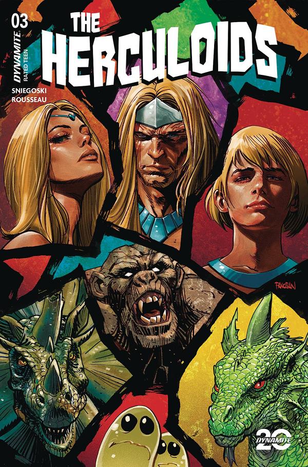 Herculoids #3 variant cover by Dan Panosian