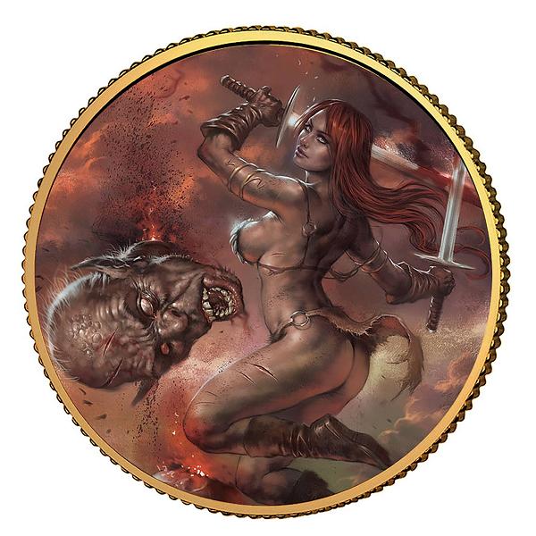 Red Sonja Gold Coll Coin #4 cover by Lucio Parrillo