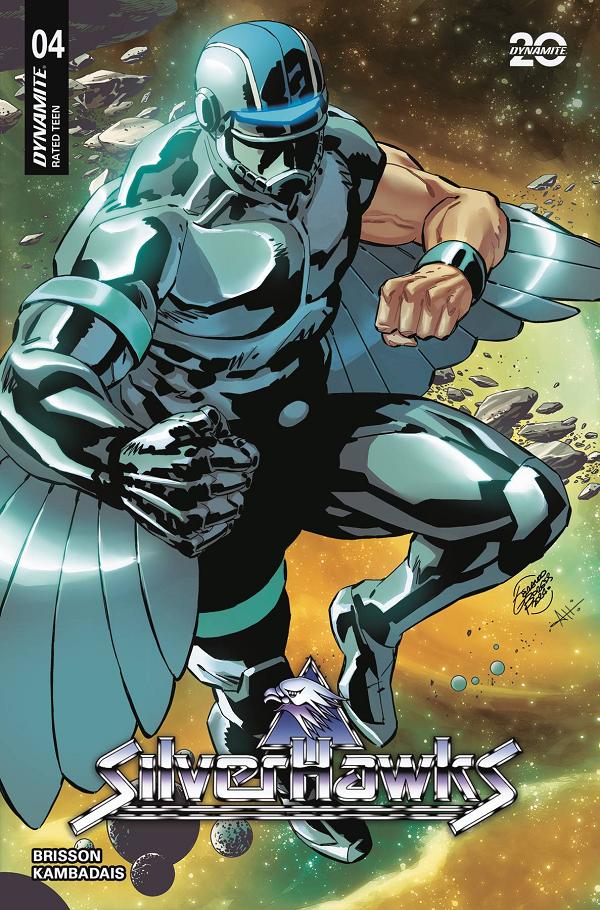 Silverhawks #4 variant cover by Geraldo Borges