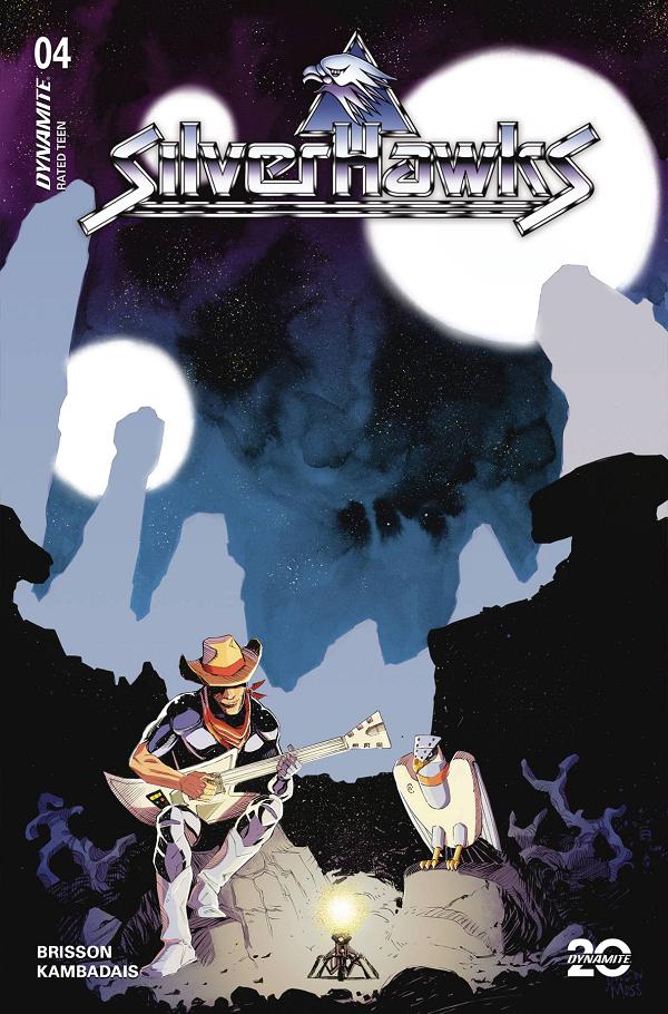 Silverhawks #4 variant cover by Drew Moss