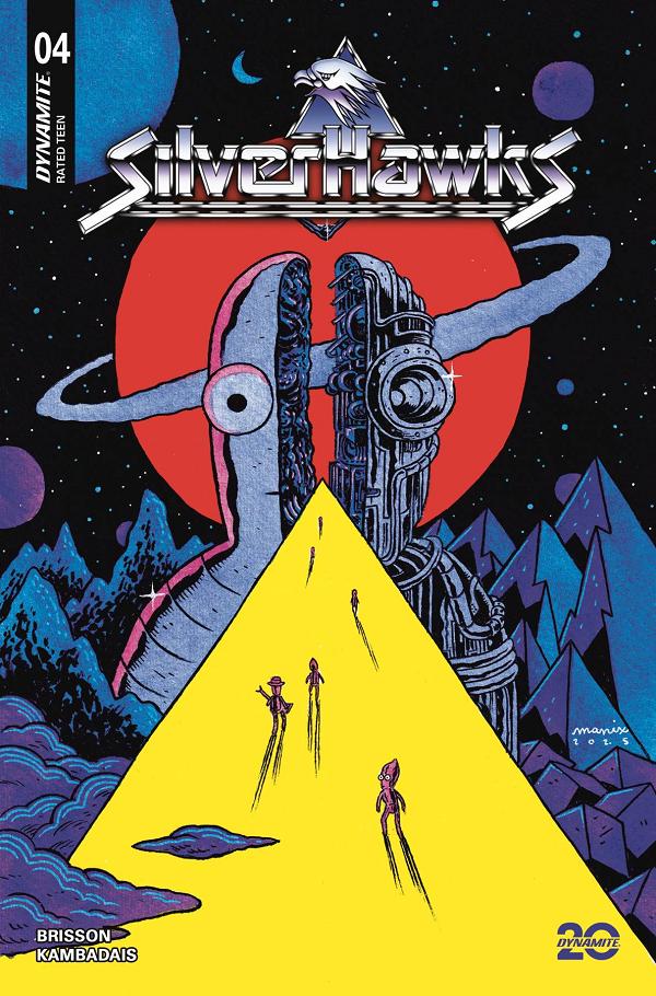 Silverhawks #4 variant cover by Manix