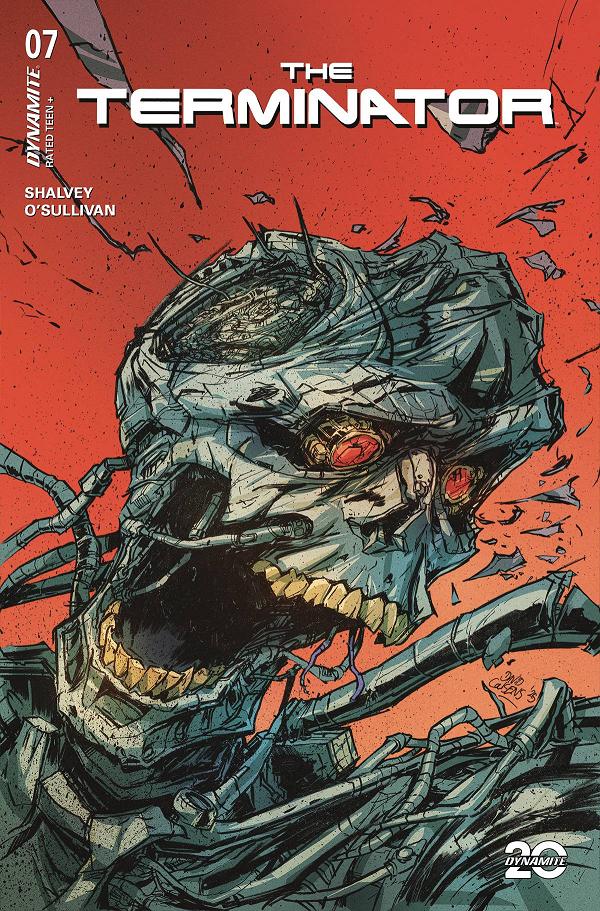 Terminator #7 variant cover by David Cousens